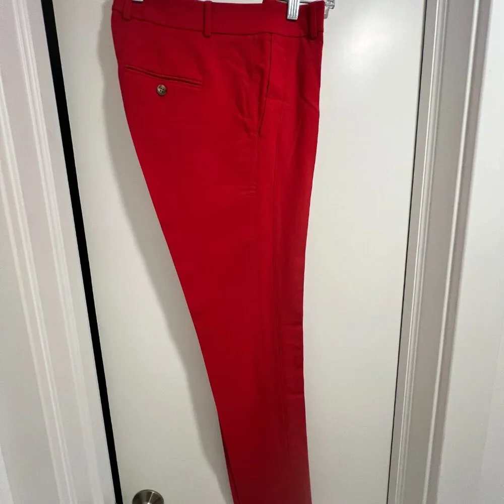 Vince Geranium Red Track Trouser SZ 6 - Picture 6 of 9